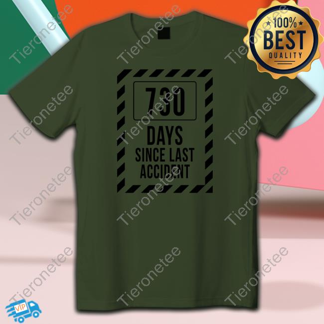 730 Days Since Last Accident Shirt Kentucky Ballistics Days Without Accident