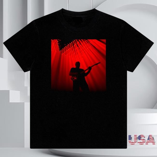David Gilmour Red Lights Black Cat Top Shirt