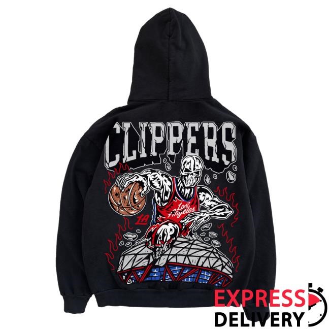 Clippers Crush Hoody - Black| Warren Lotas Official NBA