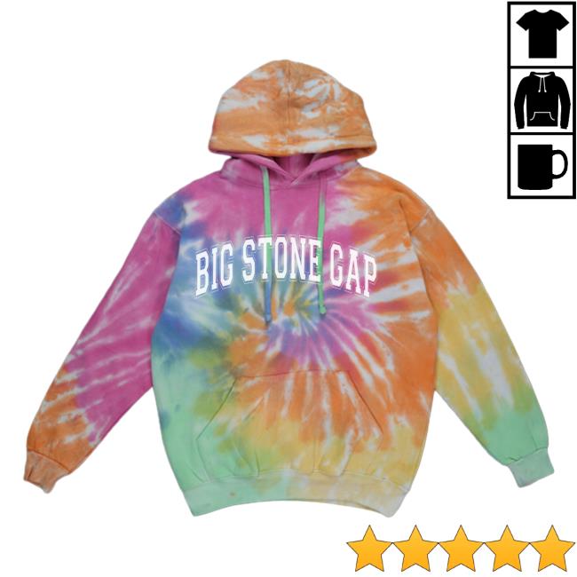 Official Hometown Apparel Clothing Merch Big Stone Gap Virginia Varsity Tie-Dye Pullover Hoodie Tie Dye Eternity