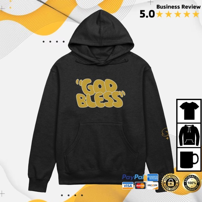 God Bless Black/Gold Hoodie Sal Vulcano God Bless Black/Gold Hoody Sal Vulcano