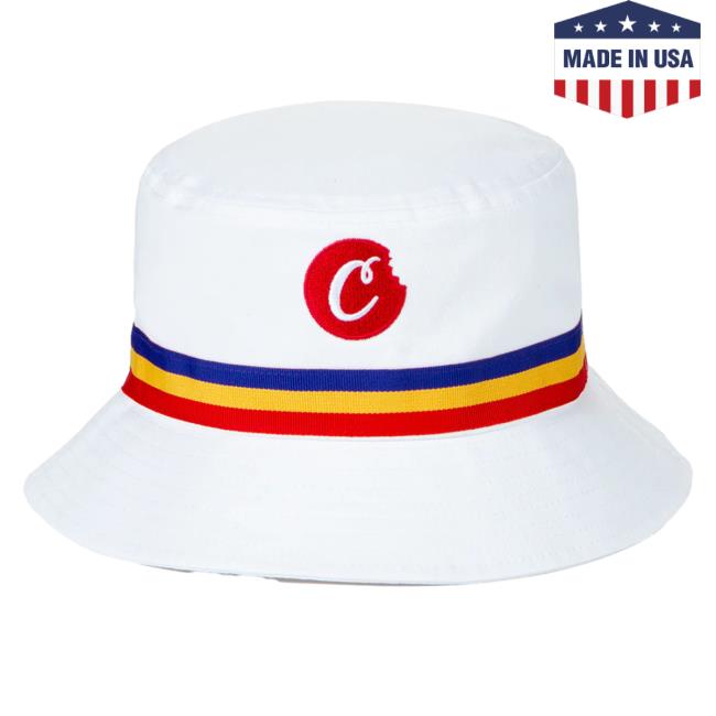 Official Cookies Merch Store Cookies Spring 2 Palisades BucketHat White Apparel Clothing Shop Cookiessf