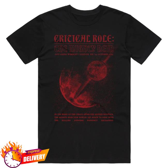 Official Critical Role Merch Store Shop Mighty Nein Echoes Of The Solstice T-Shirts CriticalRole