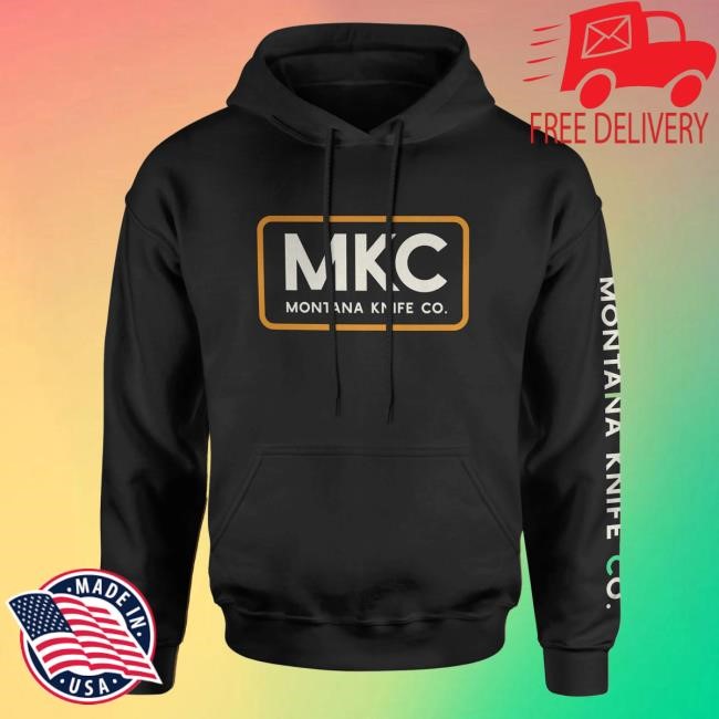 Official Montana Knife Company Mkc Logo Hooded Sweatshirt - Black