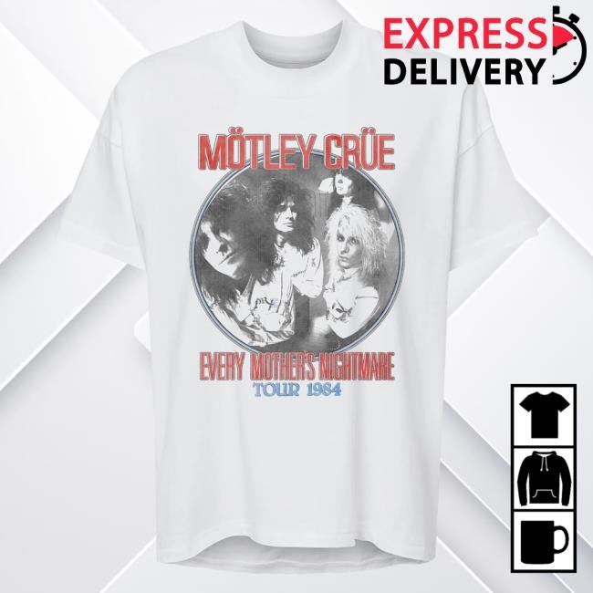 Official Motley Crue Merch Store Mötley Crüe "Every Mother's Nightmare" Women's Hi Low Shirts