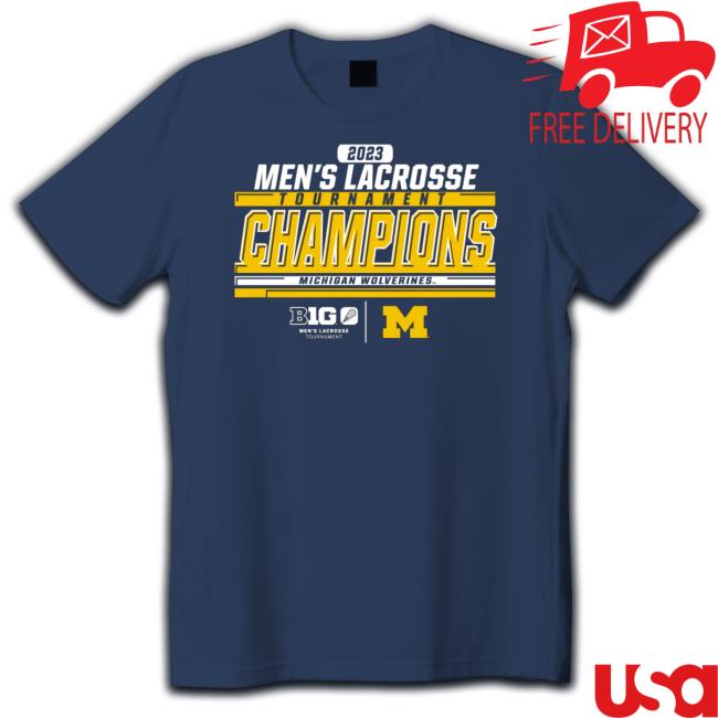 2023 Big Ten Men's Lacrosse Tournament Champions Shirts