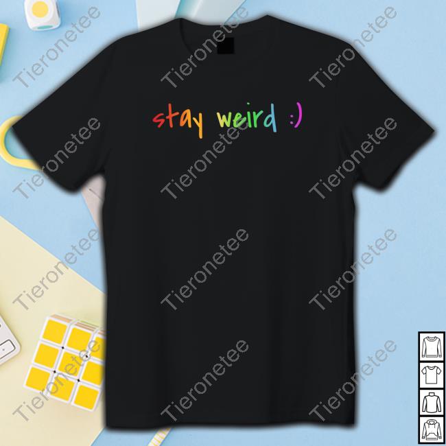 Official Kendrick Curry Merch Colorful Stay Weird T Shirt Kendrickcurry