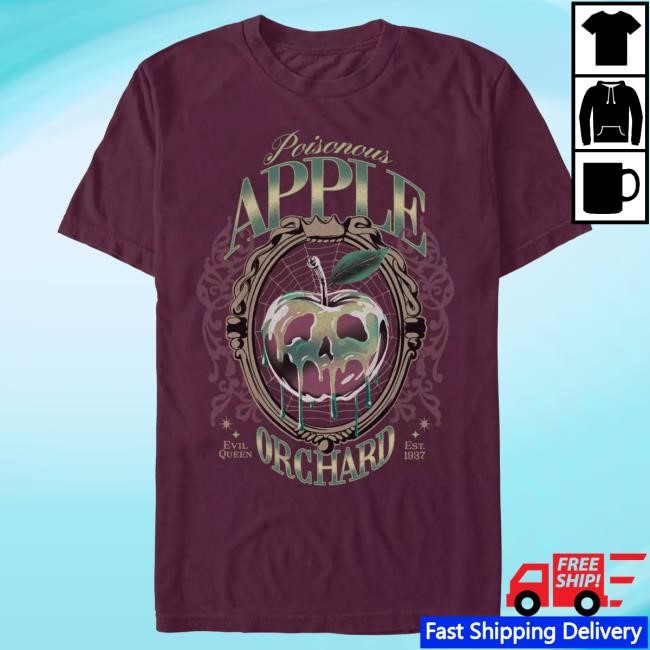 Official Disney Store Snow White and the Seven Dwarfs ''Poisonous Apple Orchard'' Tees for Adults