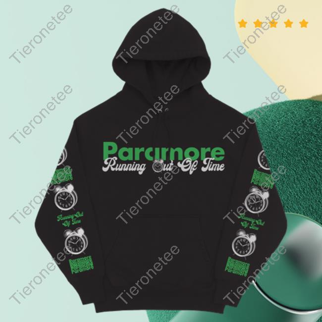 Official Paramore Merch Running Out Of Time Hoodie