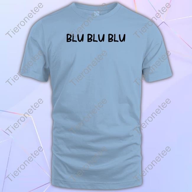 100T Nicewigg Blu Blu Blu Long Sleeve Tee Blu Blu Blu Hoodie