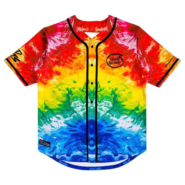 Official Zeds Dead Merch Deadbeats - Inside The Ride - All Over Baseball Jersey Shirt Zeds Dead Apparel Clothing Shop ZedsDead