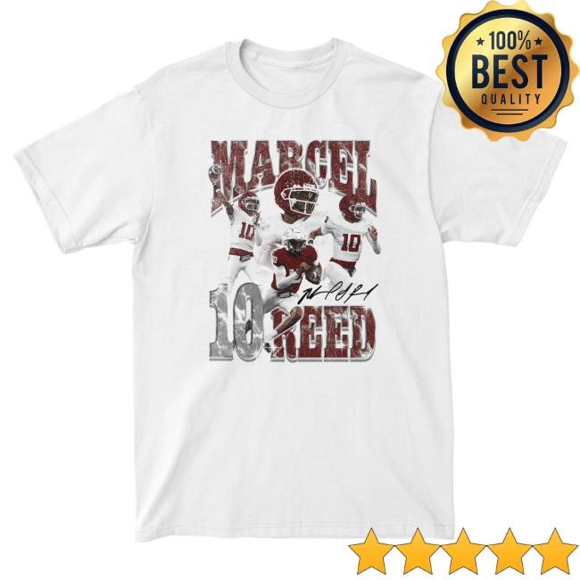 Official Nil Store Merch Shop Marcel Reed Graphic White Crewneck Sweatshirt