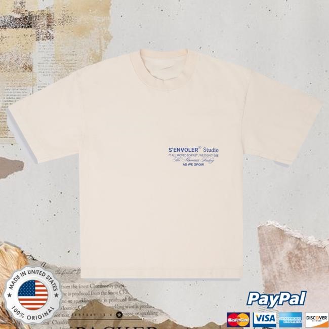 Official Senvoler Store Shop Senvoler Studio Sun Faded Boxy Tee