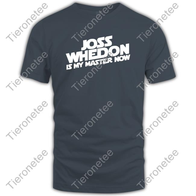 Joss Whedon Is My Master Now T-Shirt Black KrisWolfheart