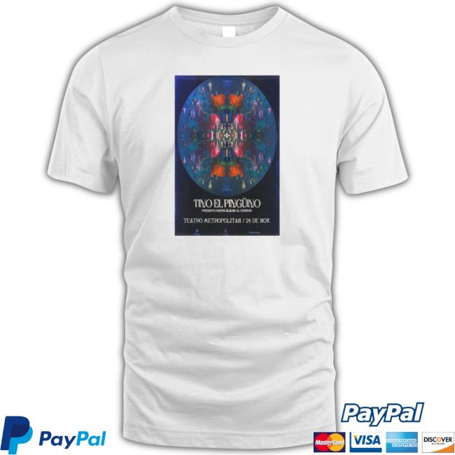 Design Tino El Pingüino Presenta Nuevo Album August 24 2023 Teatro Metropolitan Poster Sweatshirts