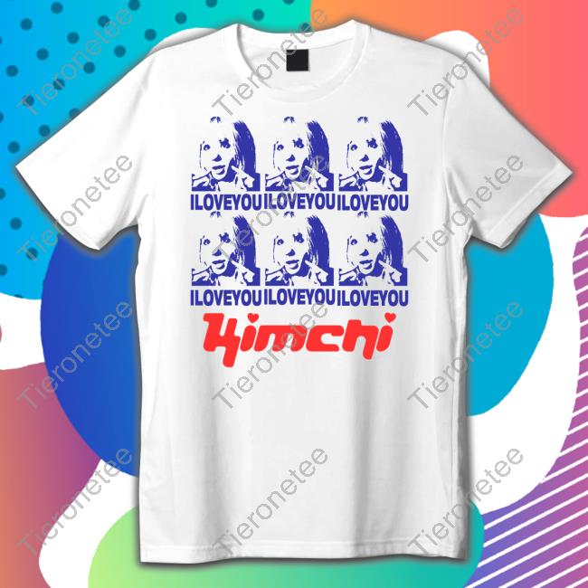 Official Kimchi Merch Ilykimchi Iloveyou White Hoodie