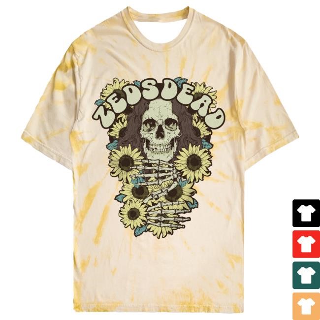 Official Zeds Dead Merch Zeds Dead - Rizing V3 Premium Tie Dye Top Shirt Zeds Dead Apparel Clothing Shop Zedsdead