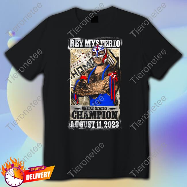 Official Rey Mysterio United States Championship T-Shirt