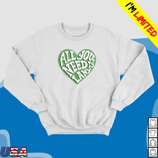 Official Lany Merch Shop All You Need Is LANY Crew neck Sweatshirt (Navy)