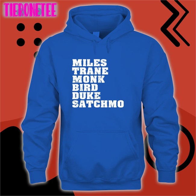 Bauwau Merch Miles Trane Monk Bird Duke Satchmo Shirt Italysoundsgood