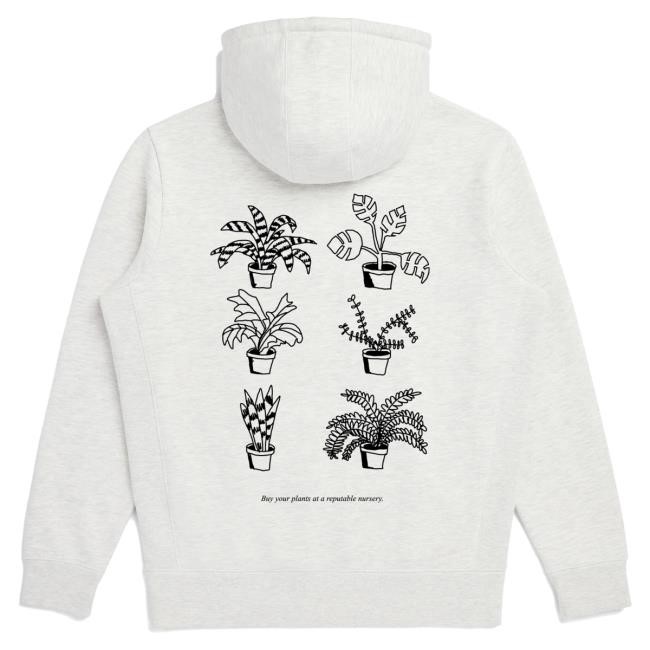 Official Jiberish Clothing Merch Plant Dealer Hoody Grey