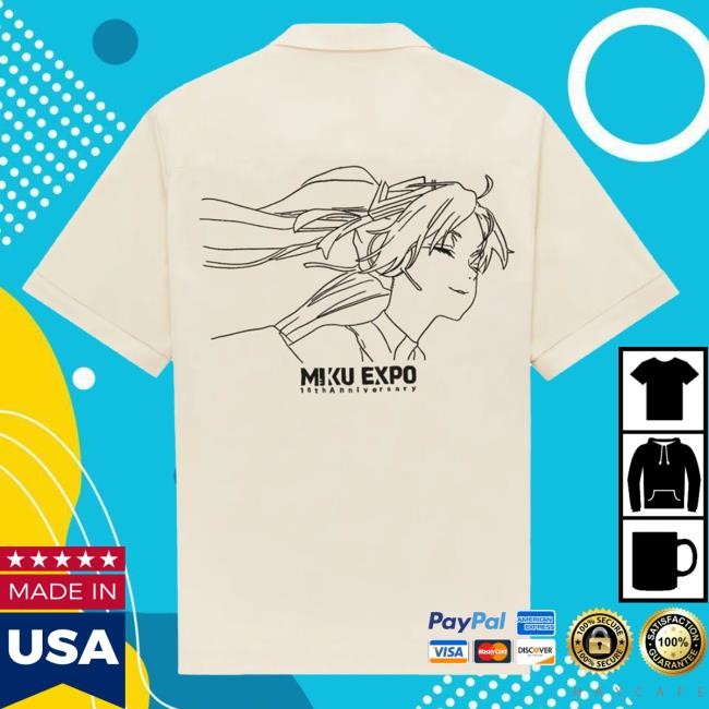 Official Apari Shop Miku Expo Button Down Apari Shop
