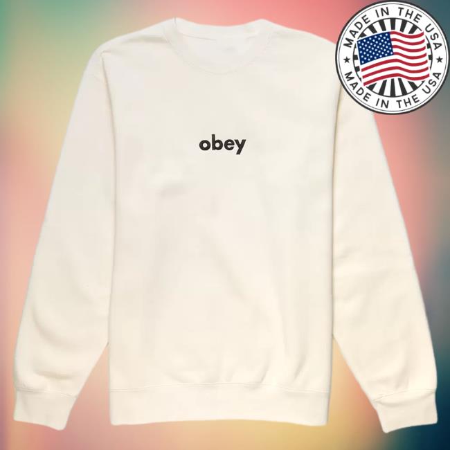 Official Tillys Merch Store Shop Obey Lowercase Mens Attractive Hoodie Off White Tillys Apparel Clothing