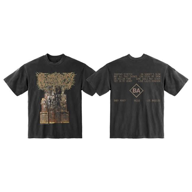 Official Destroy Lonely Merch Store Destroy Lonely BA Metal Logo Tee Destroy Lonely Clothing Shop DestroyLonely