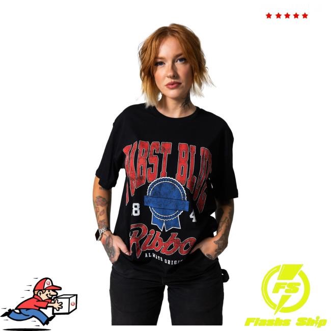 Official Pabst Blue Ribbon Varsity Tees