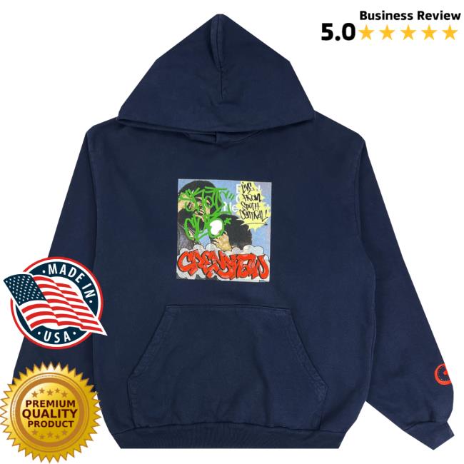 Official Crenshaw Skate Club Graffiti Pullover Hoodie Navy CrenshawSkateClub