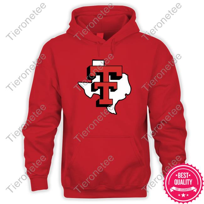Official Homefield Apparel Red Texas Outline Double "T" T-Shirt