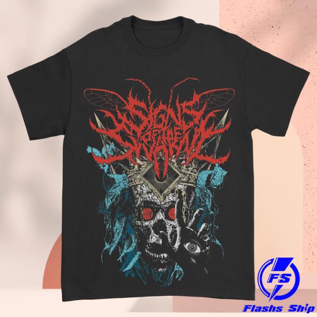 Official Indie Merch Store Signs of the Swarm Skeleton Priest Tees Indiemerchstore