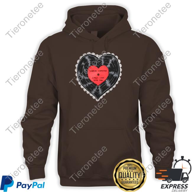 Sabrina Carpenter Merch Vinylheart Hoodie