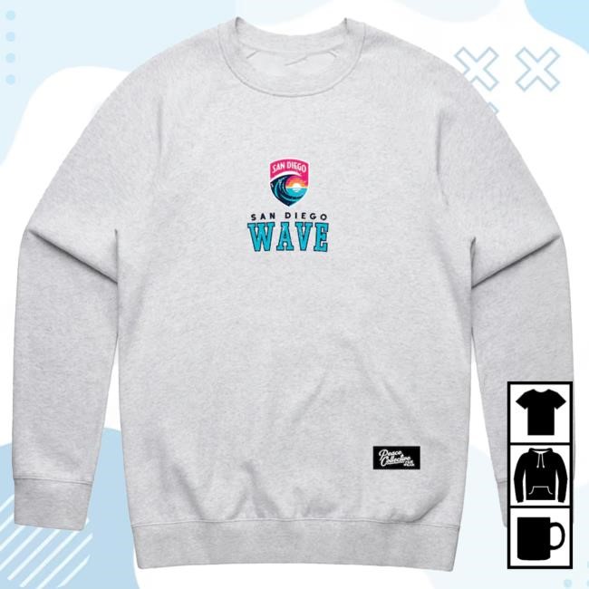 NWSL Shop Store Merch Official Unisex San Diego Wave PC Crewneck