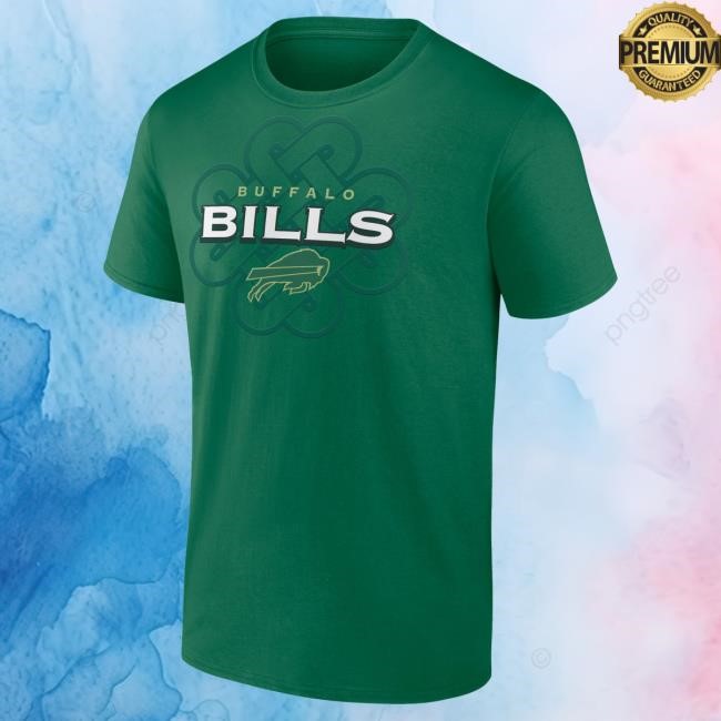 Everyday Buffalo Bills Green Celtic Tee at Fanatics Minimal Logo Buffalo Bills Celtic Luck Fanatics Shirt
