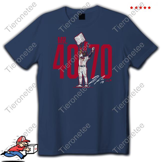 Breakingt Merch Ronald Acuña Jr Mr. 40/70 Tee Shirt