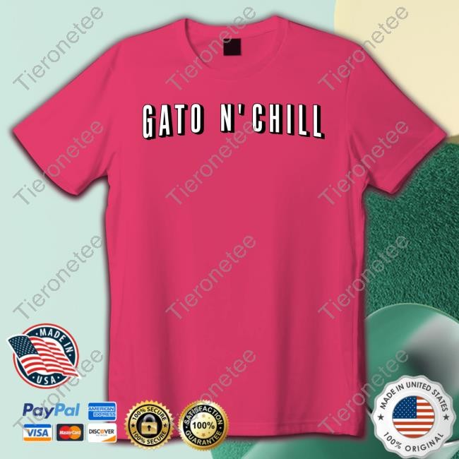 Barstool Sports Store Gato N' Chill T Shirts Spittin' Chiclets