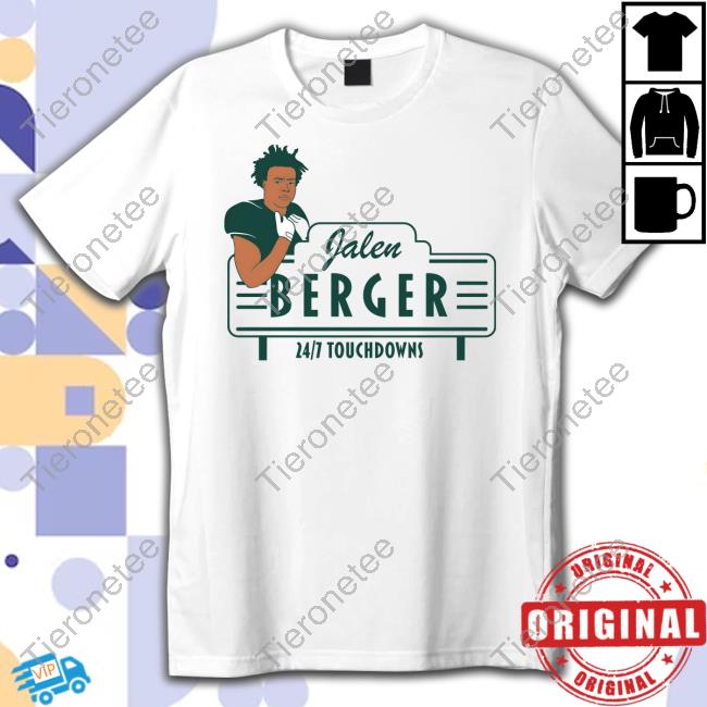 Official Barstool Sports Barstool Athletes Jalen Berger 24 7 Touchdowns Shirt
