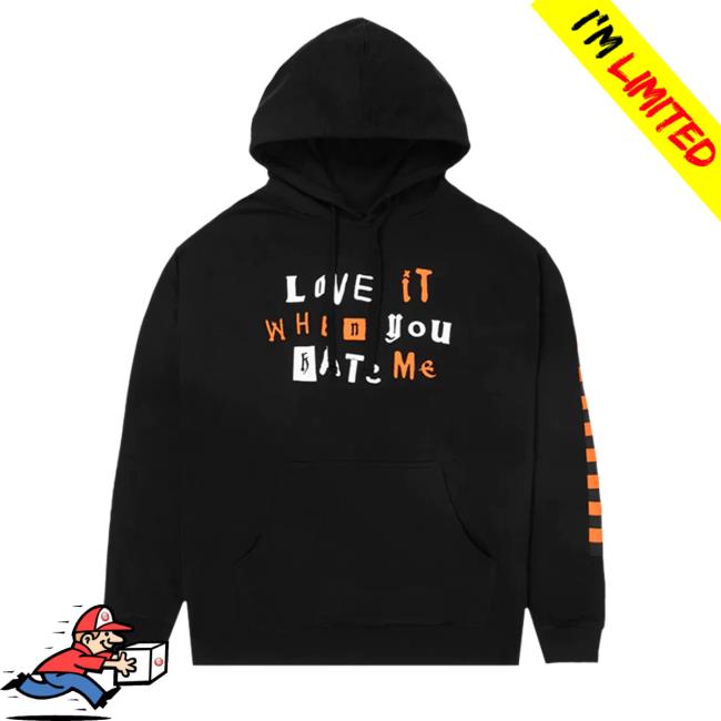 Official Avril Lavigne Merch Avril Lavigne Love It When You Hate Me Long Sleeve T Shirt
