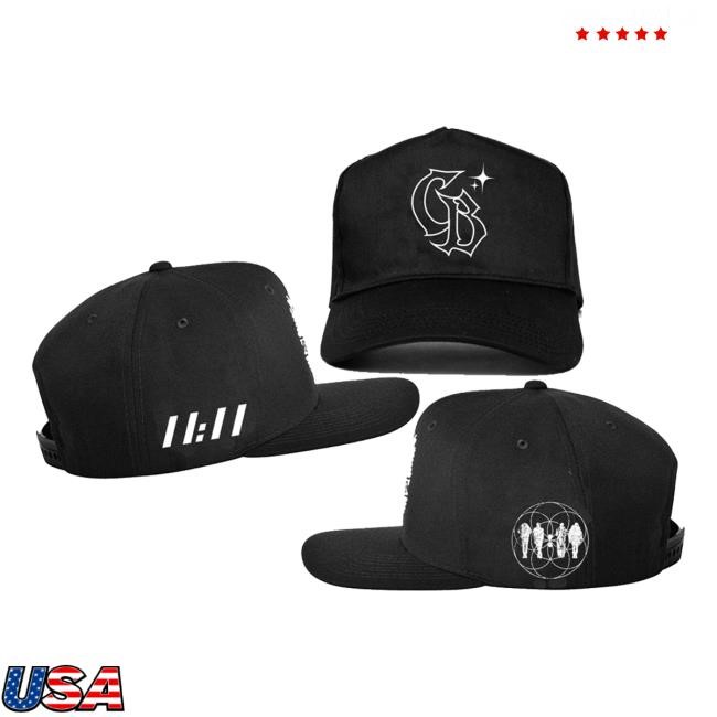 Chris Brown Official Merch Shop 11:11 Snapback - Black Chris Brown Store Merchandise Chrisbrownworldstore