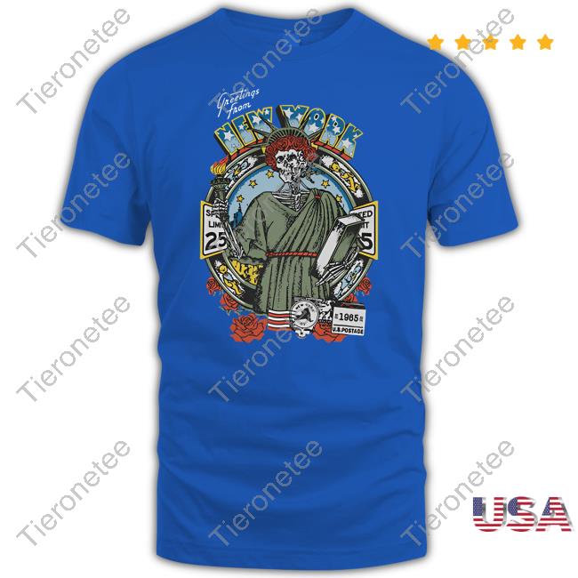 Greetings From New York United States Of Dead T-Shirt