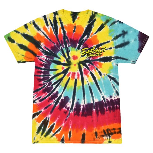 Official Philip Defranco Merch Store Beautiful Bastard Emotionally Exhausted Shirt New - Lava Lamp Tie-Dye Beautifulbastard Philipdefranco Shop