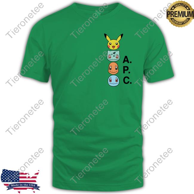 Pokemon Center Merch Pokémon × A.P.C. The Portrait Hoodie