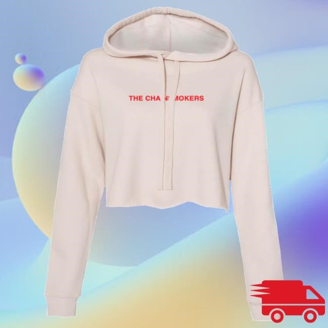 Official The Chainsmokers Merch The Chainsmokers Triad Cropped Crewneck Sweatshirt