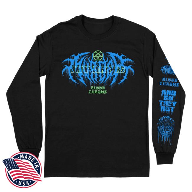 Official Thy Art Is Murder Merch Store Thy Art Is Murder Blood Throne Long Sleeve T-Shirt