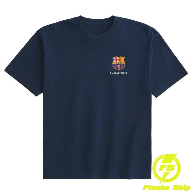 Official Hollister FC Barcelona Graphic T Shirt HollisterCO