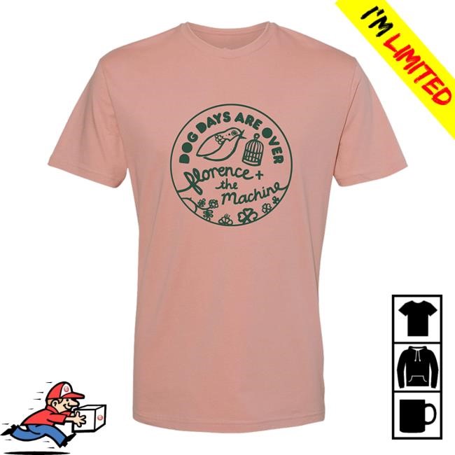 Florence And The Machine Official Merch Store Dog Days T Shirt (Desert) Florence And The Machine Clothing Apparel Shop