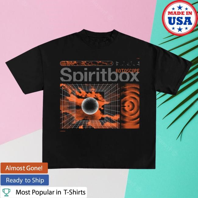 Official Spiritbox Merch Store Spirit Box Rotoscope Black Popover Shirt Spiritbox Clothing Shop