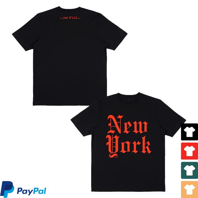 Official The Merch Collective The Kills Clothing Store Shop New York Tee Shirt TheKills