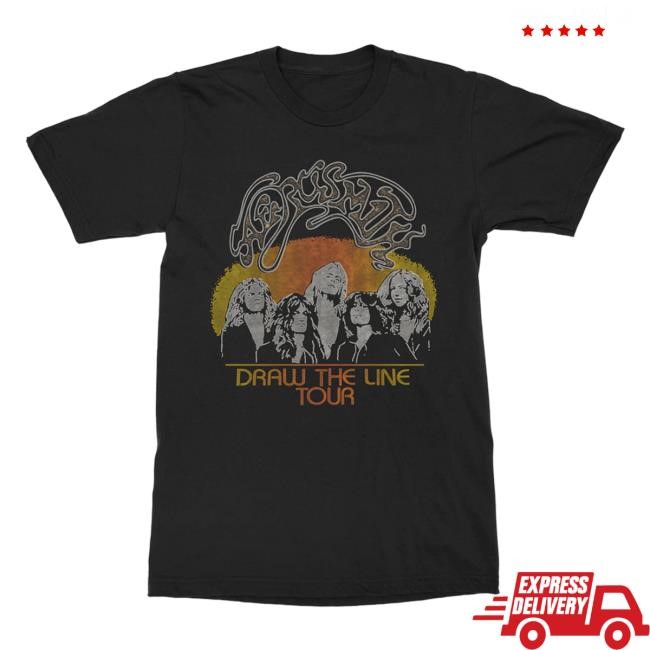 Draw The Line In Concert Shirt Aerosmith Official Store